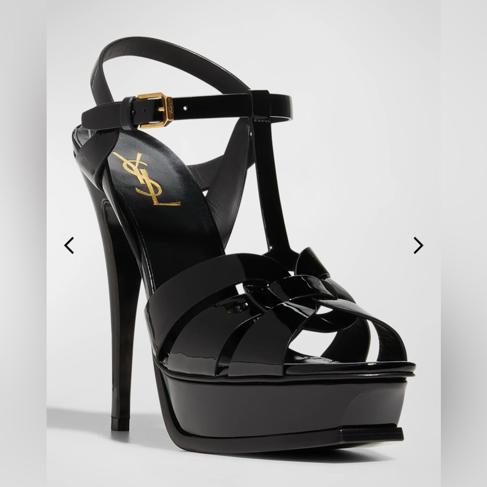 Saint Laurent
Tribute Patent Platform Sandals SIZE 7.5 (UK 38)